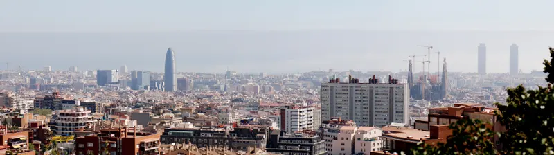 چشمانداز شهر بارسلونا، اسپانیا